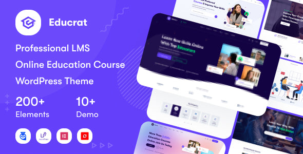 Educrat v1.0.40 - Online Course Education WordPress Theme